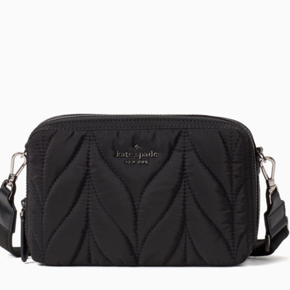 Kate Spade Ellie Double Zip Quilted Camera Bag